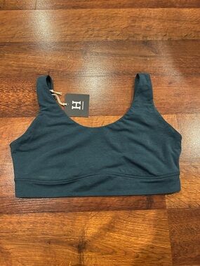 NWT Harper Wilde Cloud Cotton Scoop Neck Bralette Women’s Size Large Blue